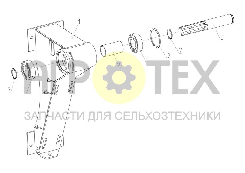 Чертеж Контрпривод (500.00.020)